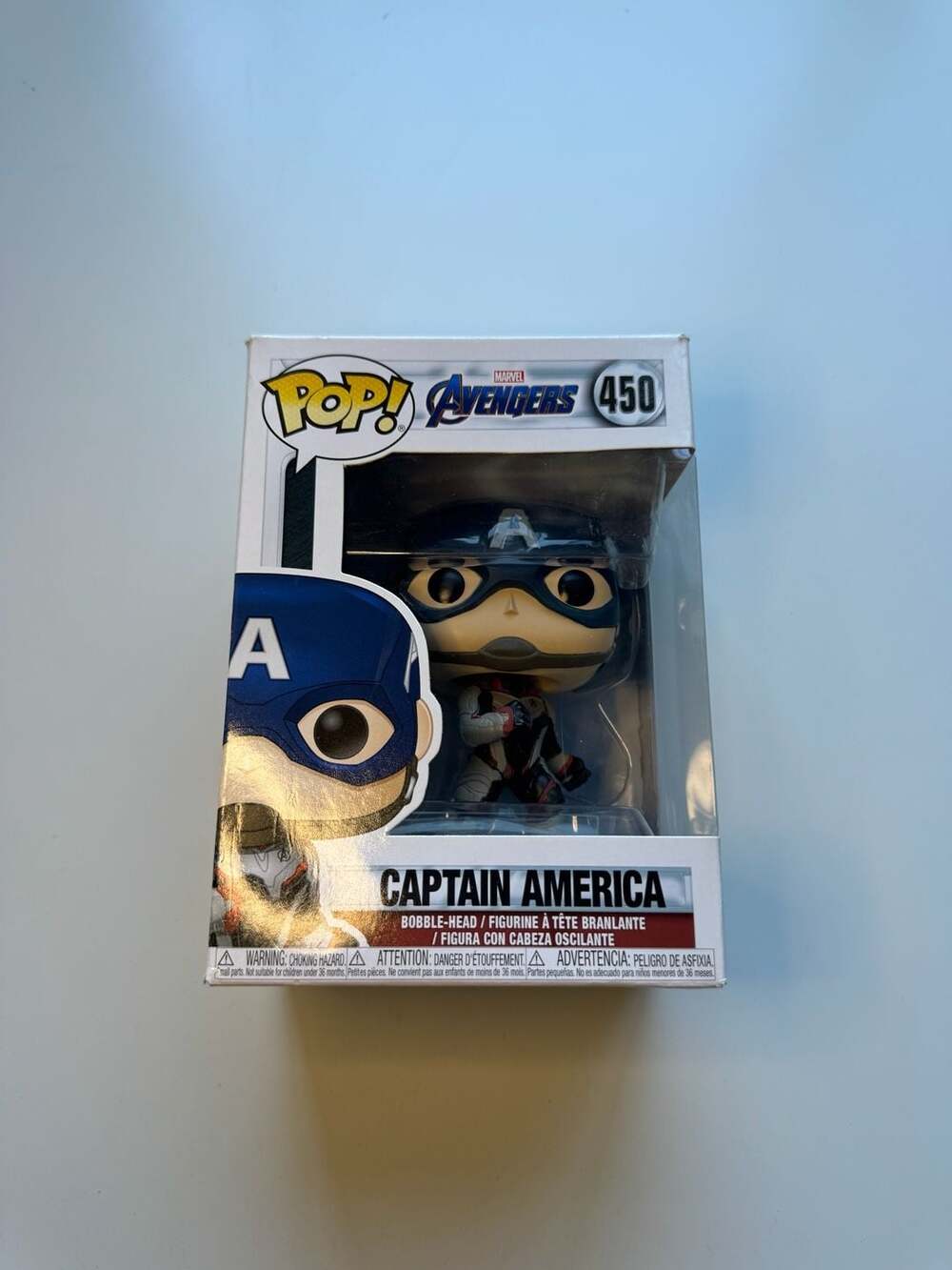 Funko Pop! Avengers Endgame Captain America #450 Vinyl Figure